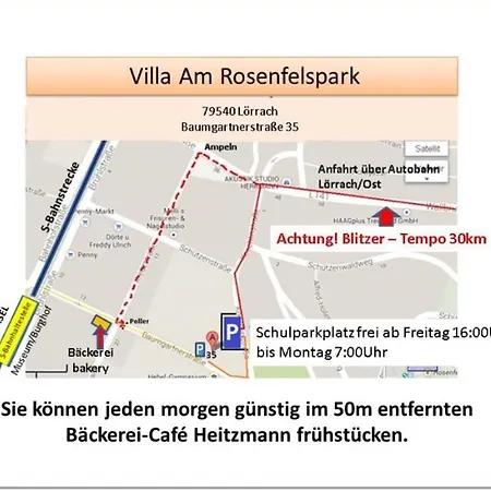 Am Rosenfelspark Lorrach